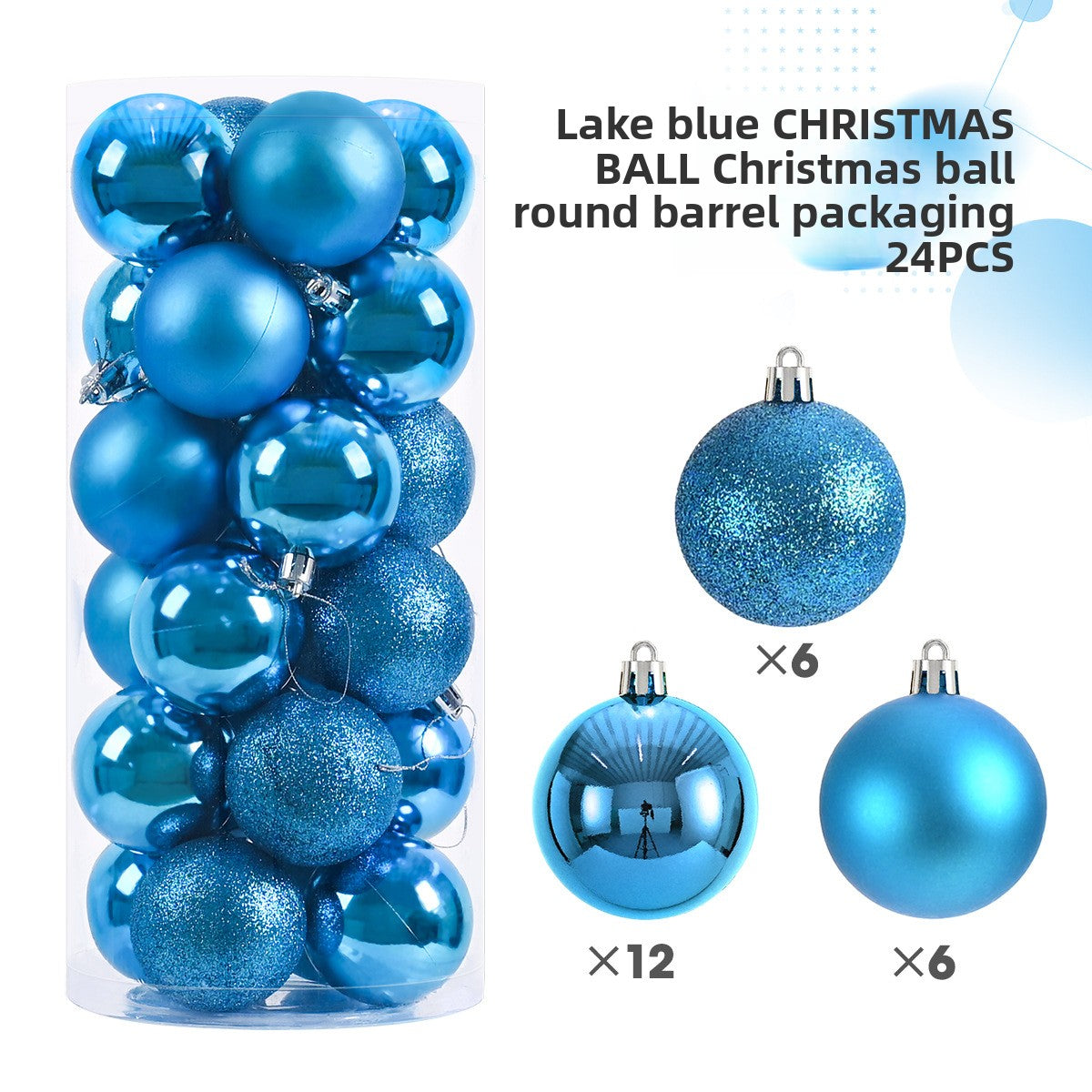 Plastic Christmas Ball Decorations