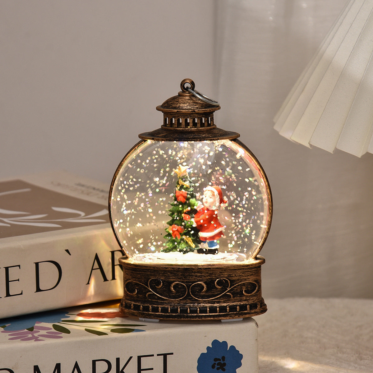Christmas water-filled night light