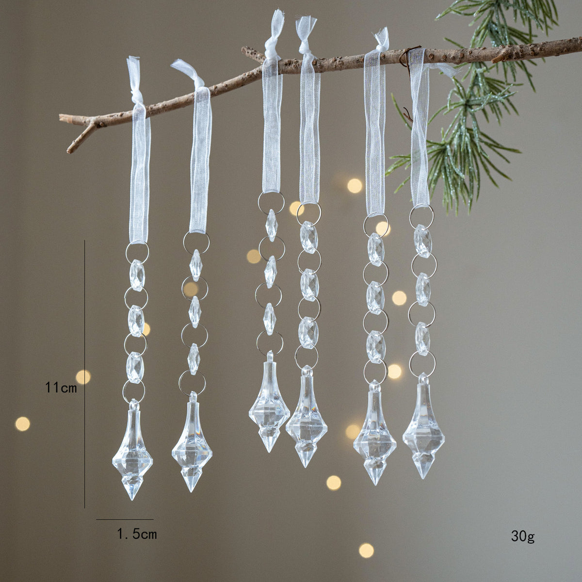Christmas Tree Decoration Snowflake Pendant