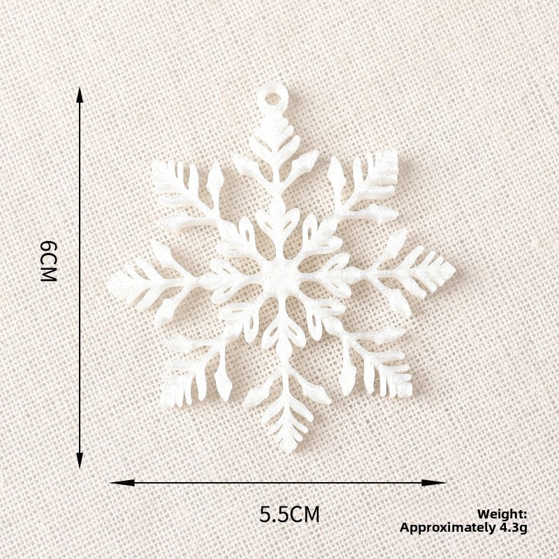 3D Printed Snowflake Christmas Tree Ornament