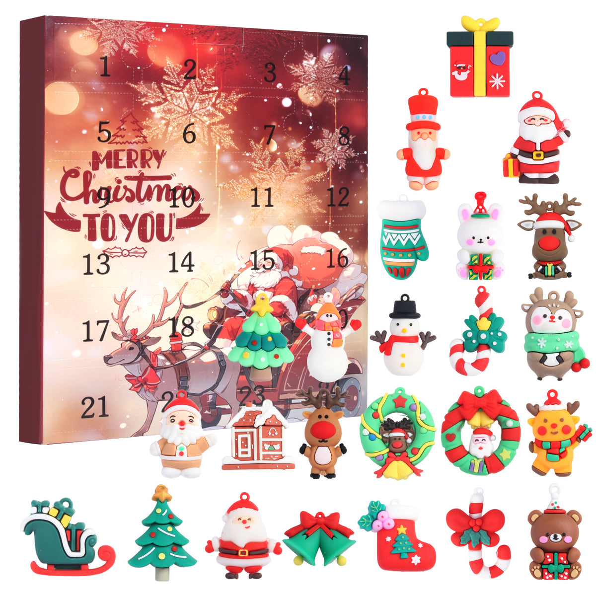 Christmas doll pendant
