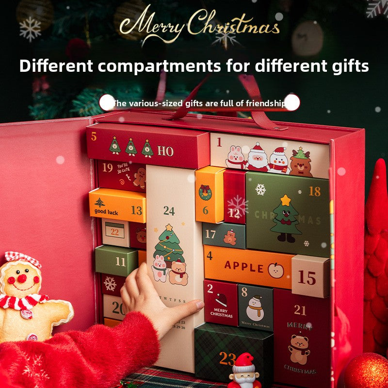 Christmas Countdown Calendar Gift Box Set