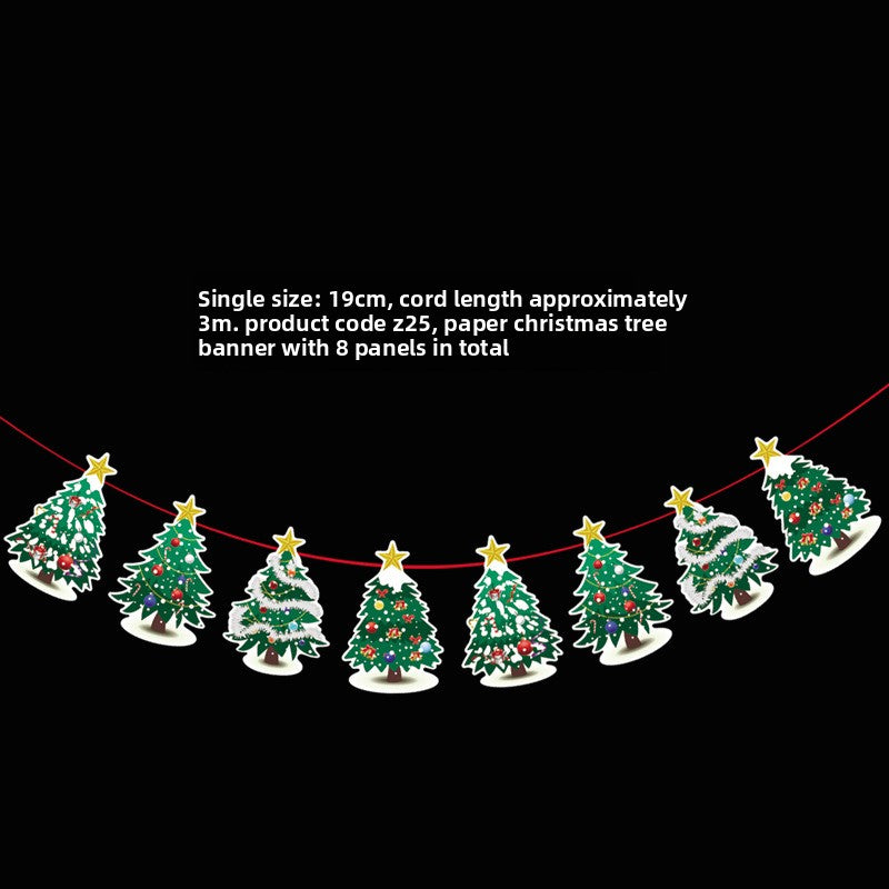 Christmas lace decoration pendant