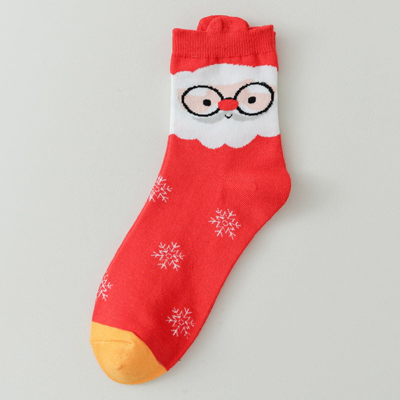 Christmas Themed Mid-Calf Socks