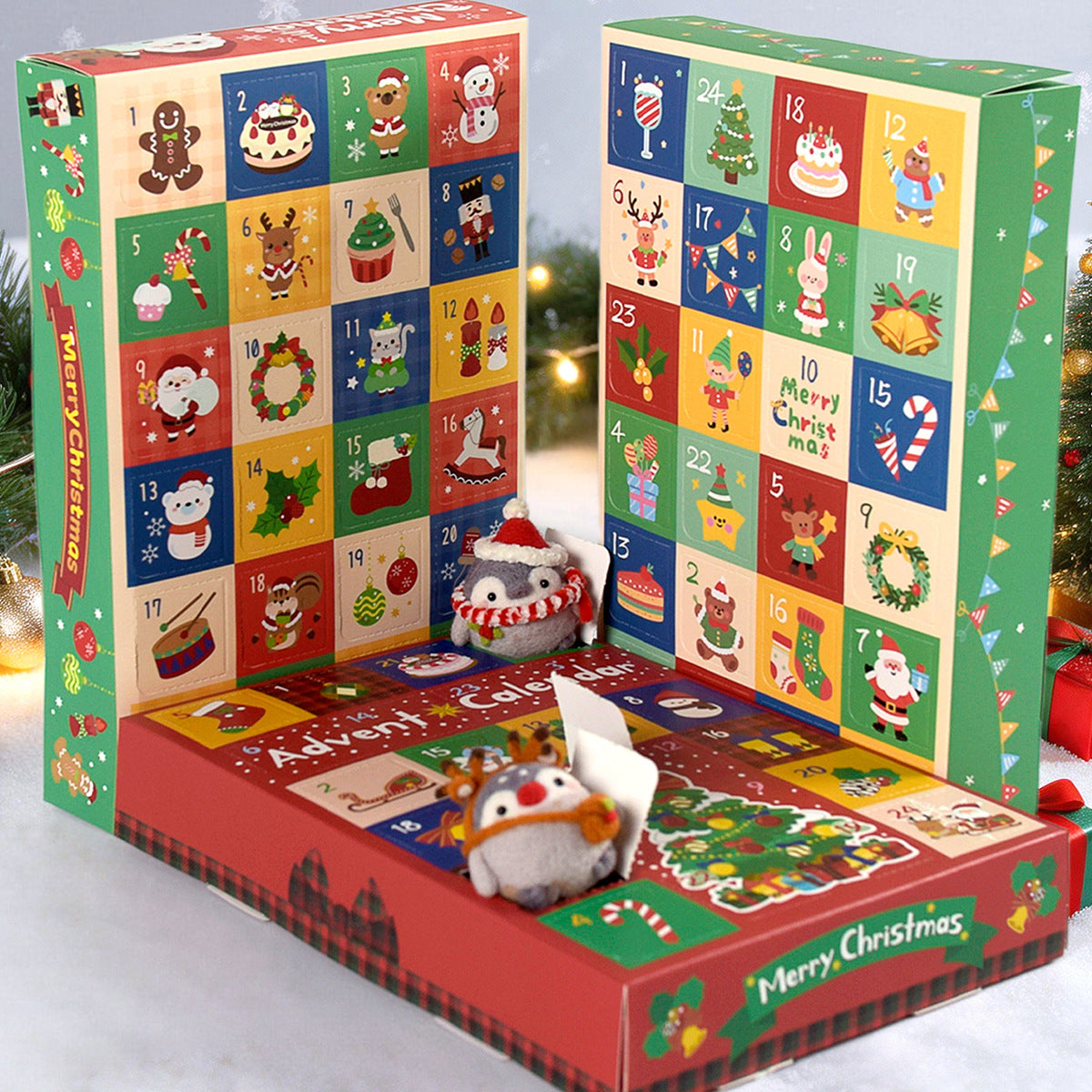 24-Grid Christmas Blind Box Empty Gift Packaging