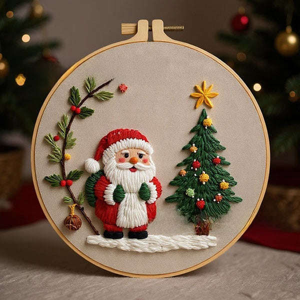 Christmas Embroidery DIY Craft Kit