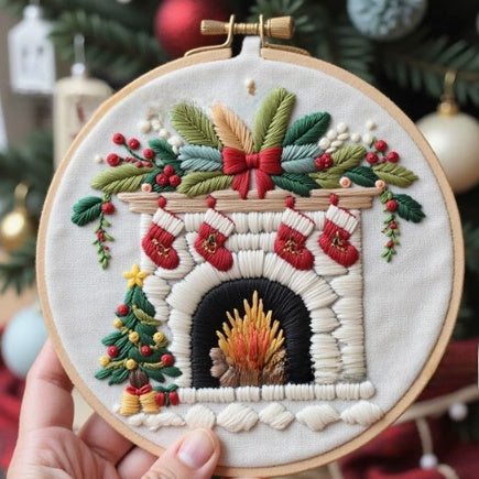 Christmas Embroidery DIY Craft Kit