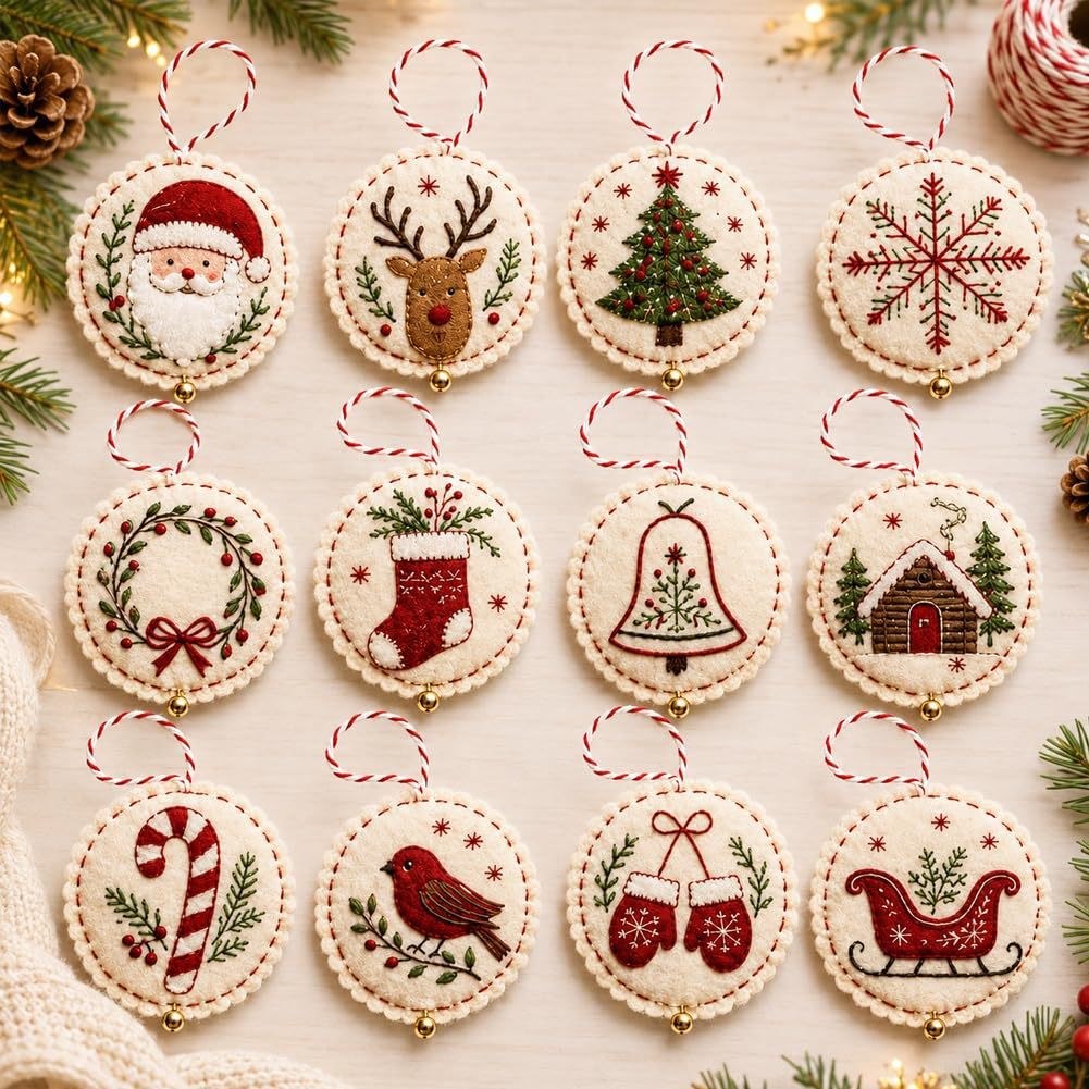 DIY Felt Christmas Ornament Craft Kit