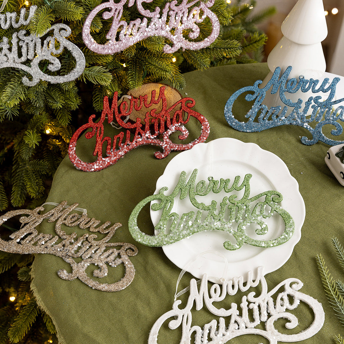 Christmas Letter Pendant DIY Hanging Decoration