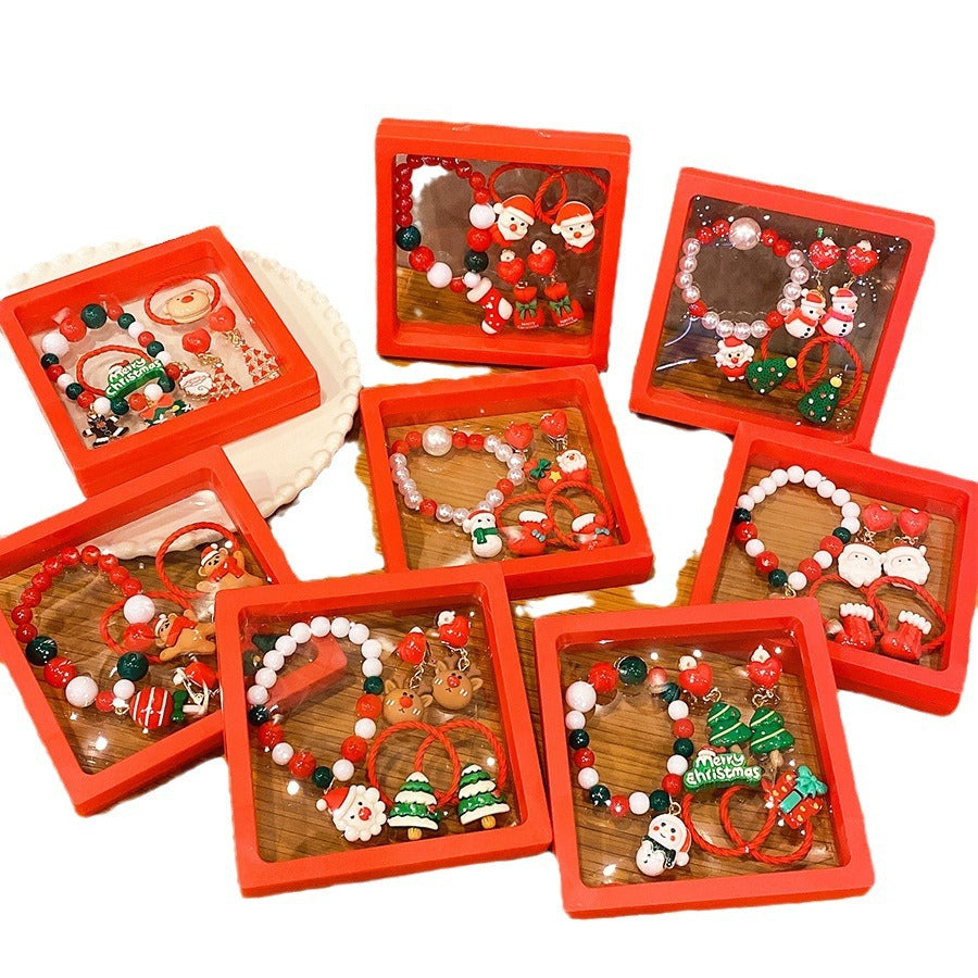Christmas Themed Childrens Bracelet Set