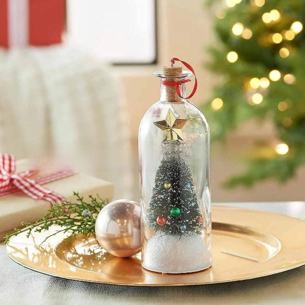 Christmas Message Bottle Ornament