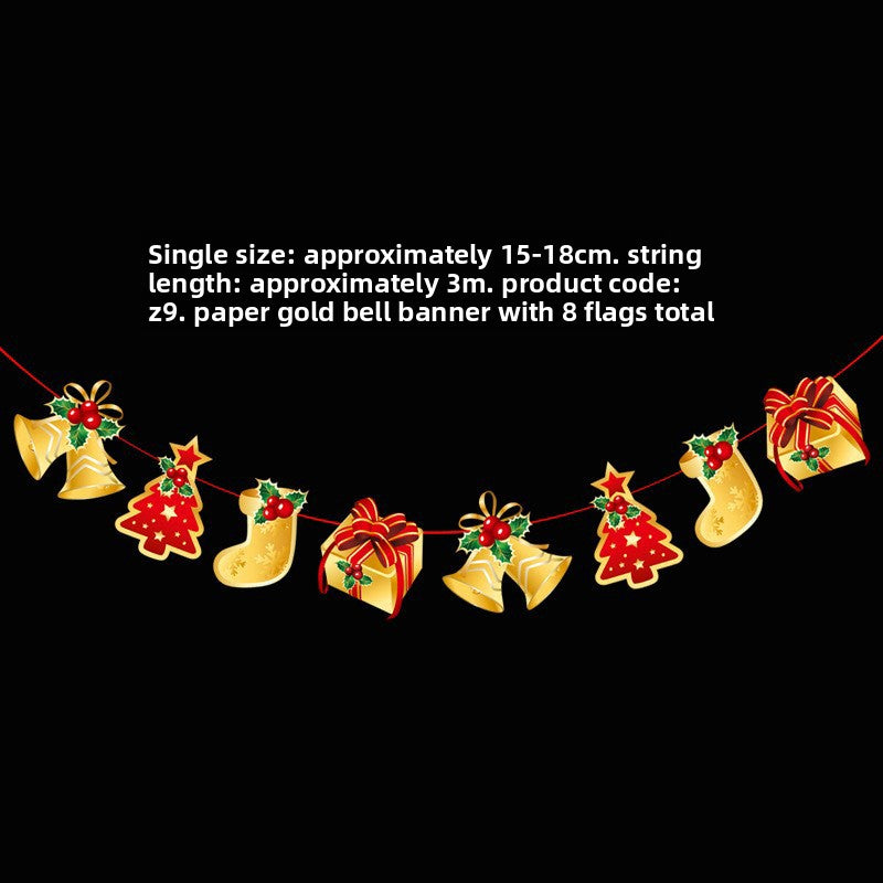 Christmas lace decoration pendant