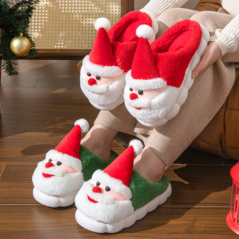 Santa Claus Home Slippers Thick-Soled Non-Slip
