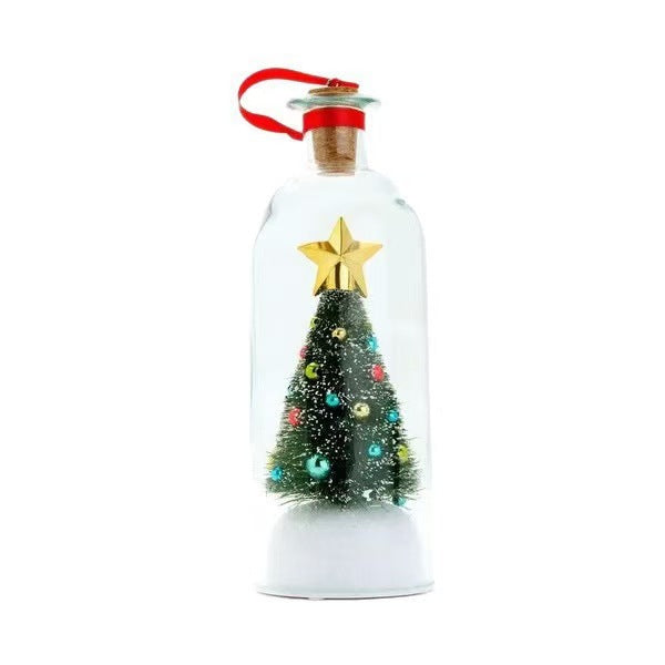 Christmas Tree Recording Message Bottle