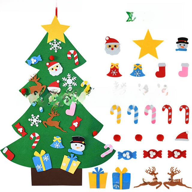 Handmade Felt Christmas Tree Decoration Hanging Ornament