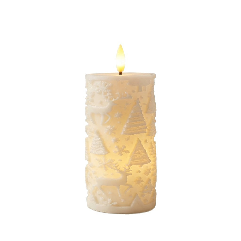Christmas Resin LED Decorative Candle Light