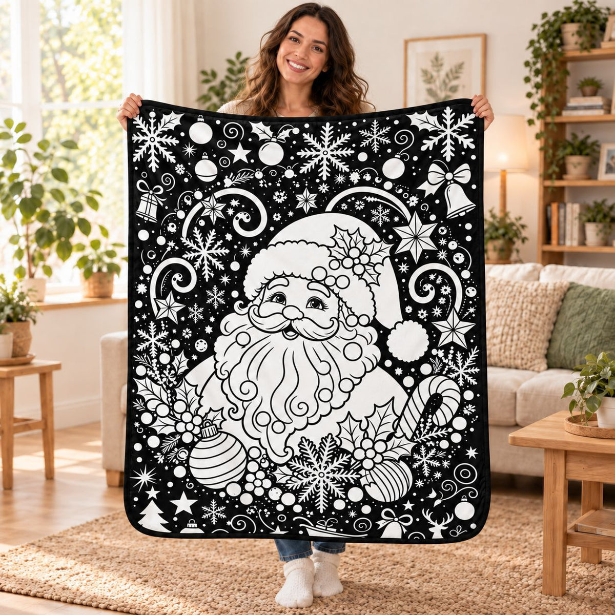 Christmas DIY Decal Blanket