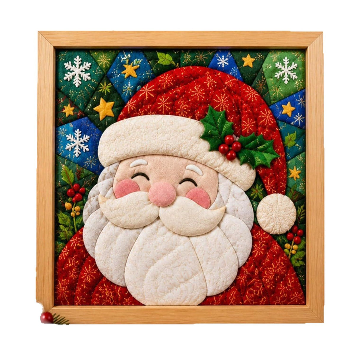 DIY Christmas Fabric Art Painting Kit Creative Patchwork Craft Set