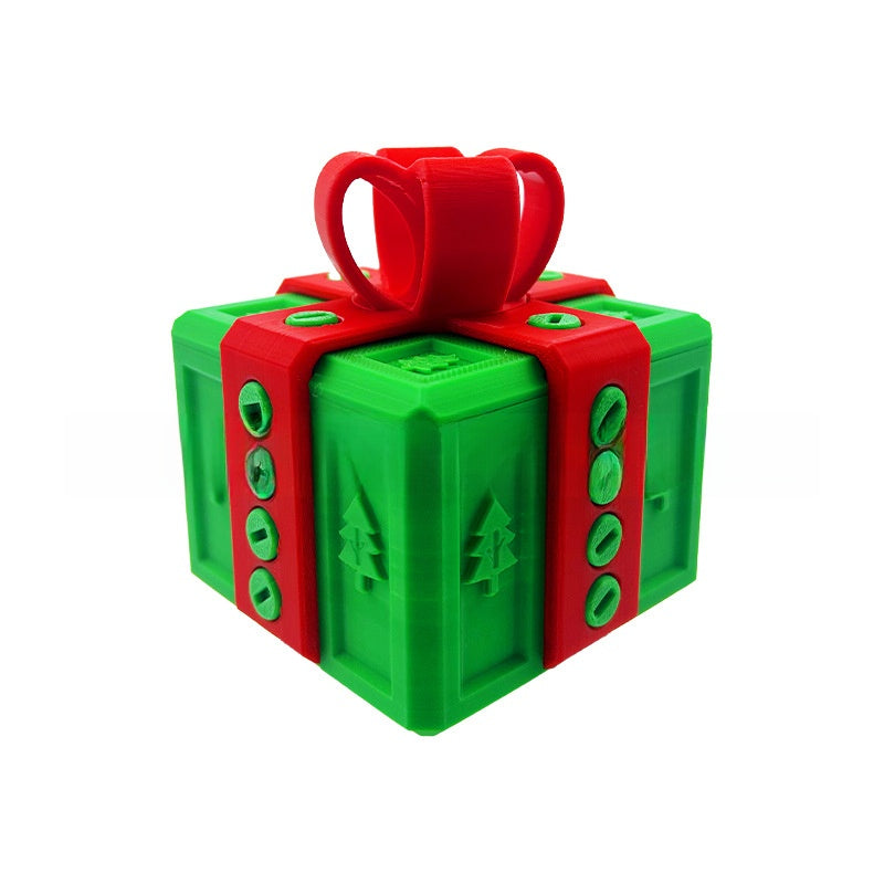 3D Printed Christmas Tree Novelty Gift Box
