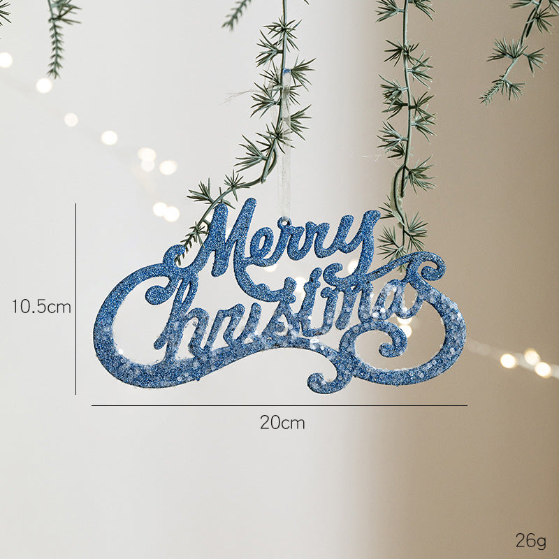 Christmas Letter Pendant DIY Hanging Decoration
