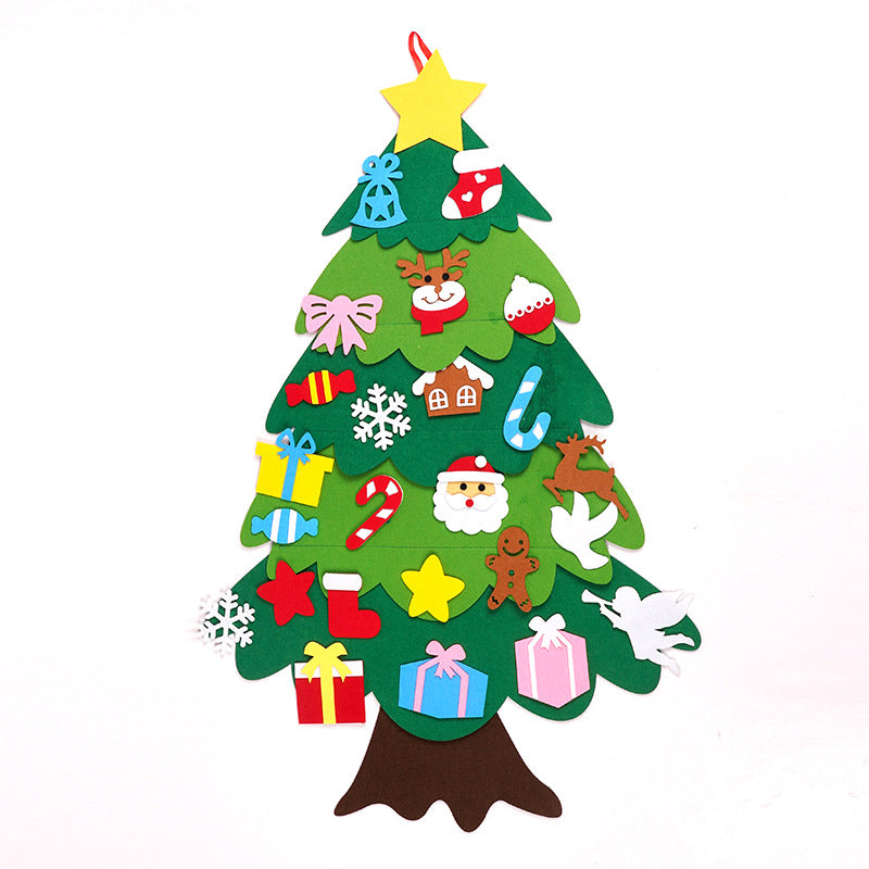 DIY Felt Christmas Tree with Ornaments