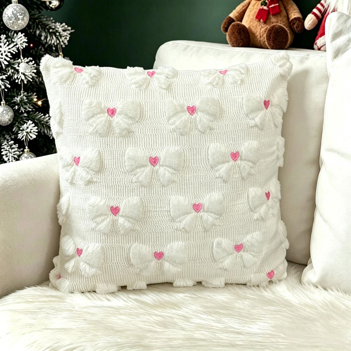 Christmas Retro Cushion Cover