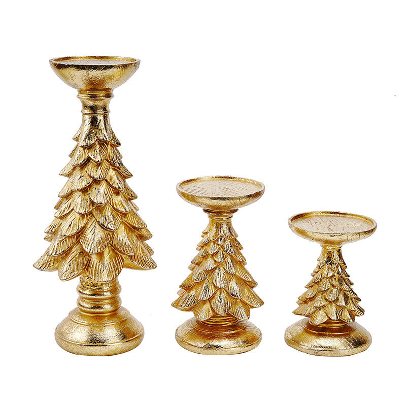 Christmas Tree Candle Holder Decor