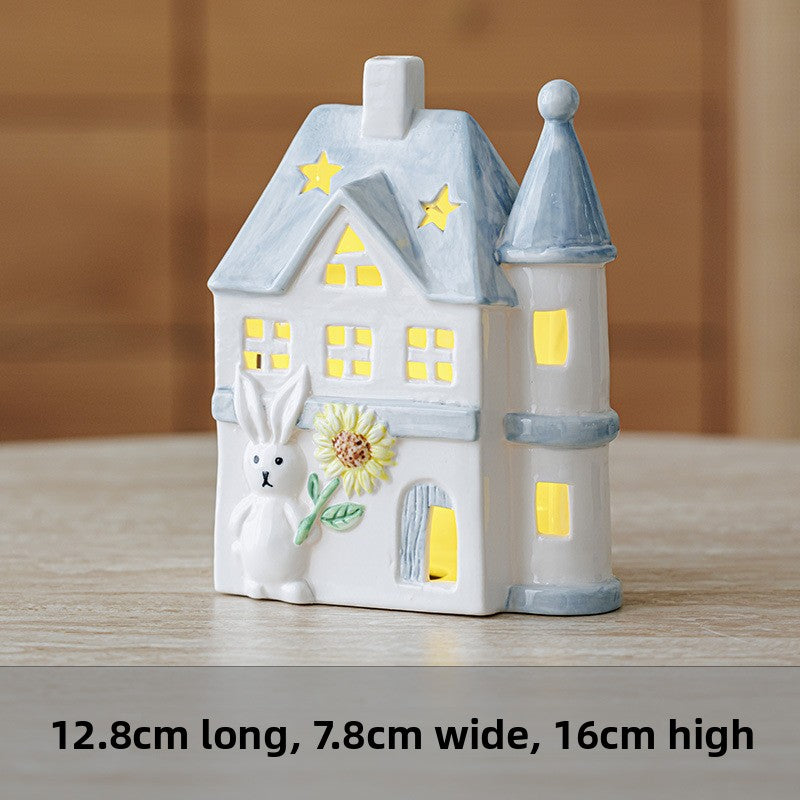 Christmas decoration miniature house
