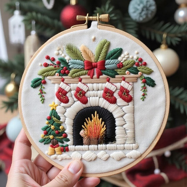Christmas Embroidery DIY Craft Kit