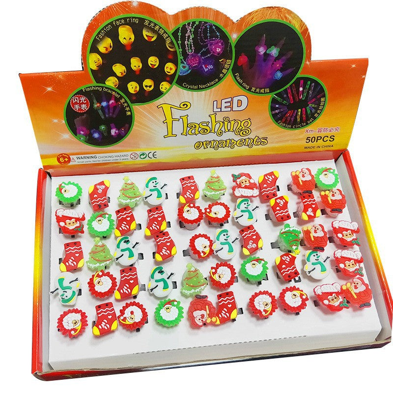 LED Glow Party Finger Rings for Halloween Christmas