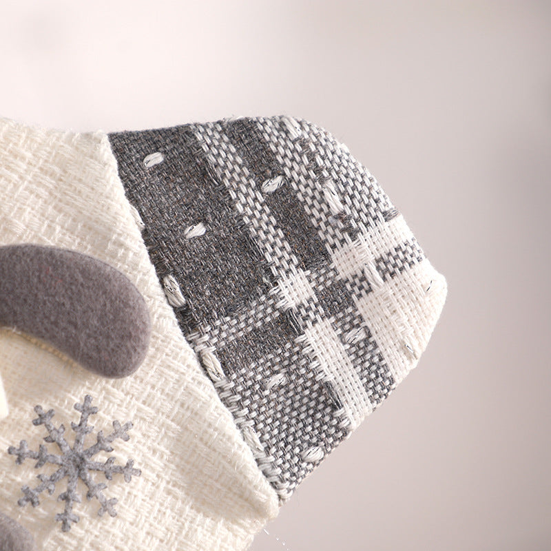 Christmas Decoration Socks with Laser Patterns