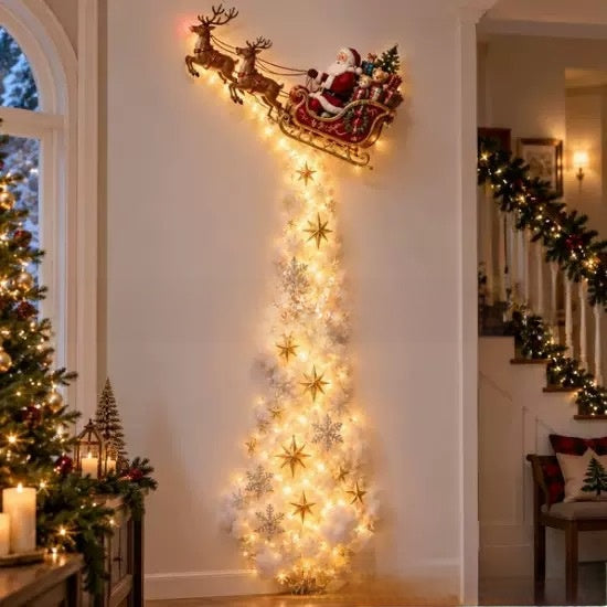 Glowing Christmas Door Hanger