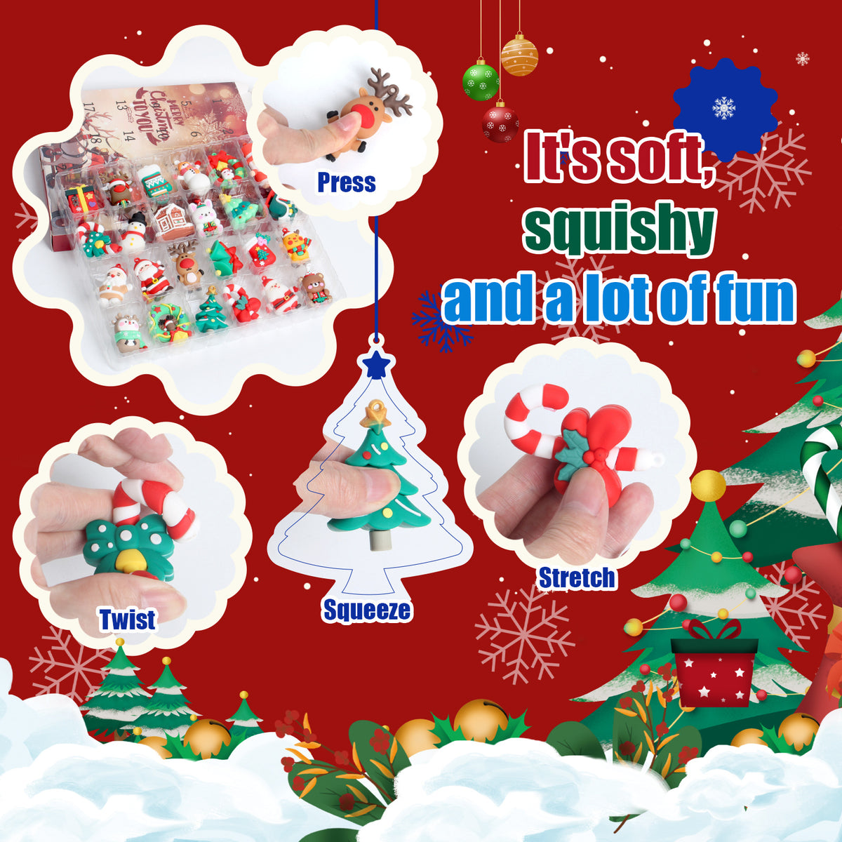 Christmas doll pendant