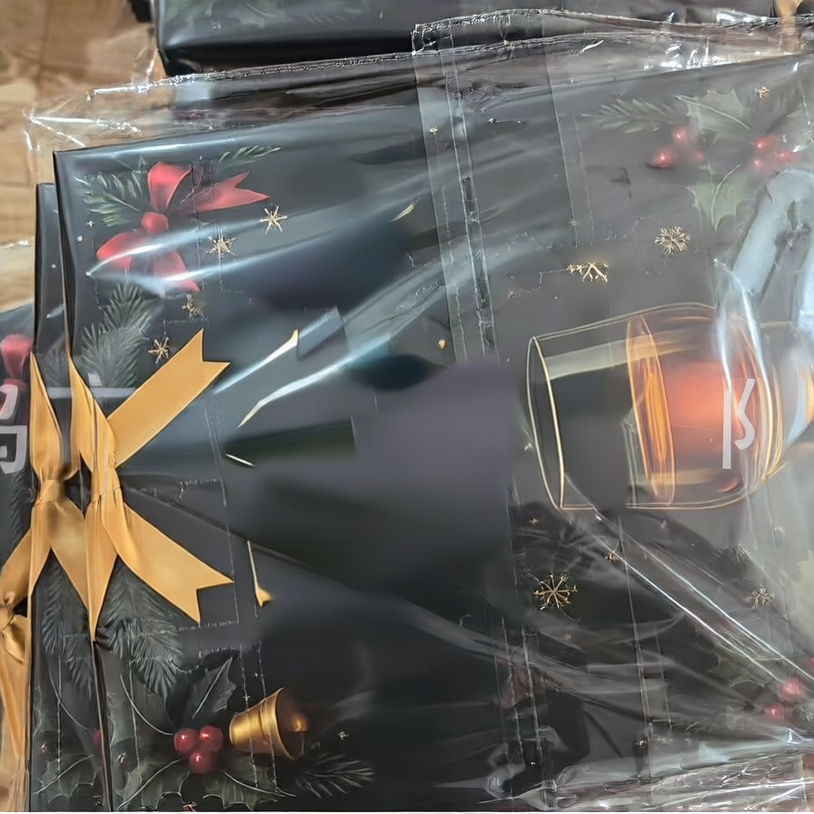 Whiskey-Bottle Acrylic Christmas Advent Calendar Ornaments