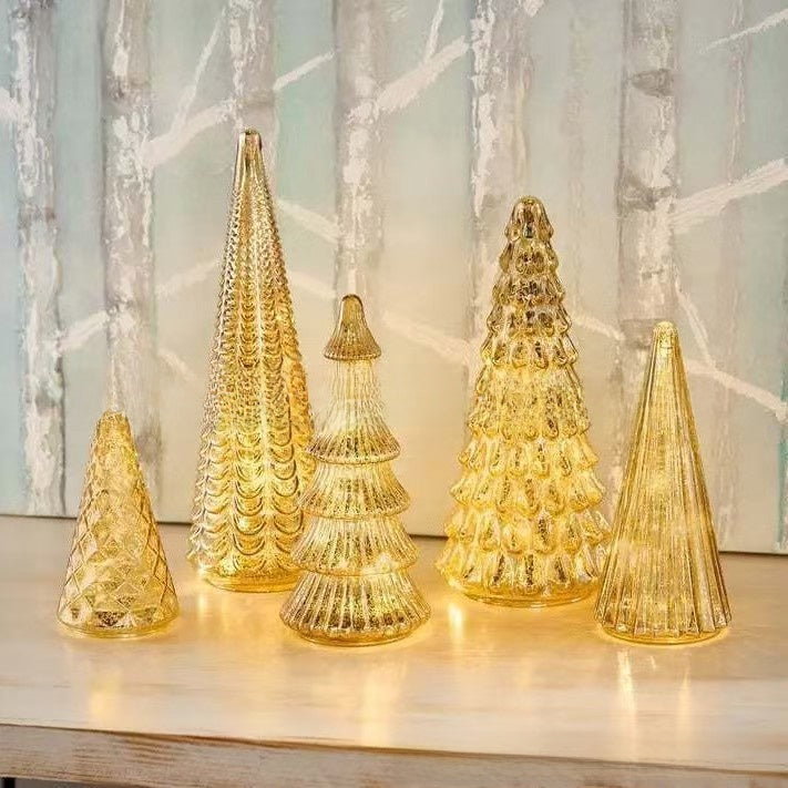 Plastic Christmas Tree Ornaments Set