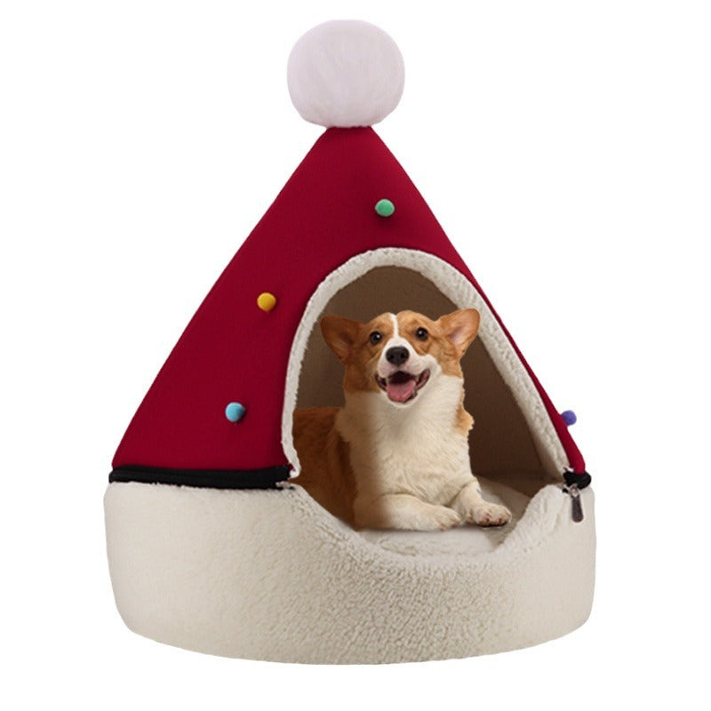 Christmas nest Christmas tree shape pet nest