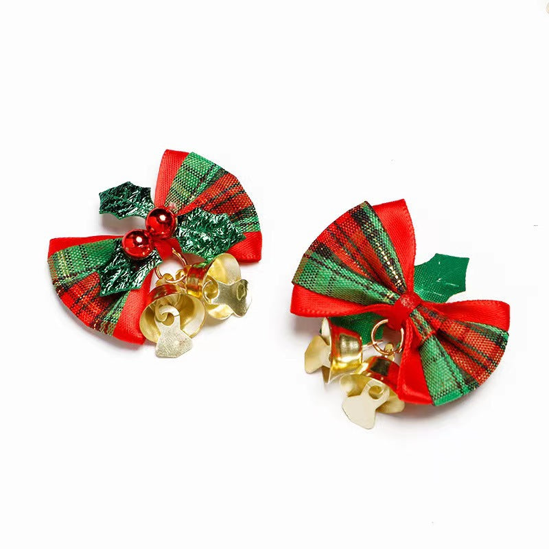 Christmas bow with bells