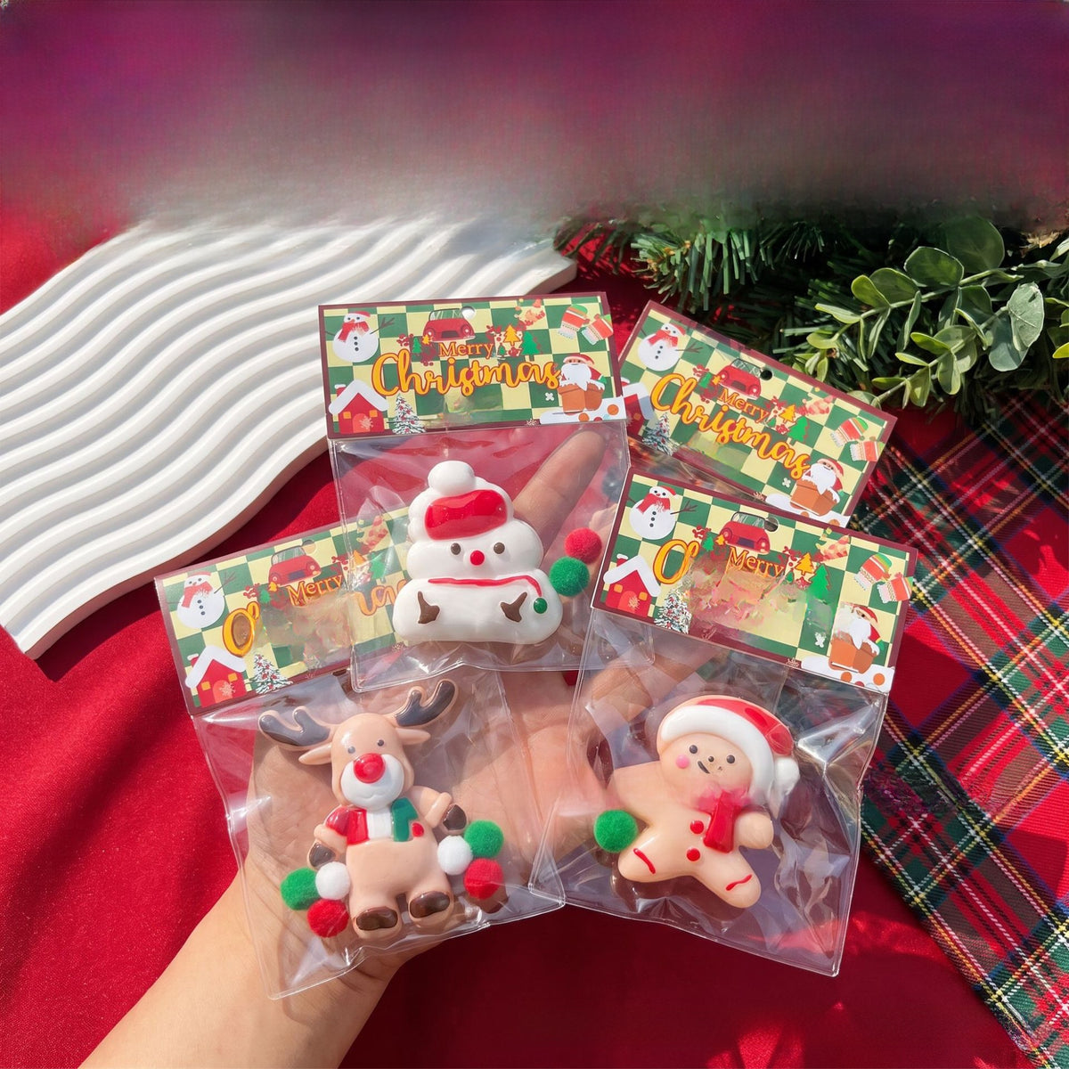 Christmas Themed Slow Rebound TPR Squishy Toy