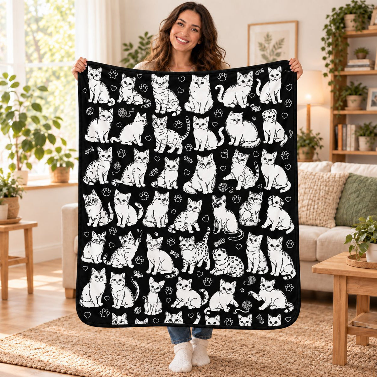 Christmas DIY Decal Blanket