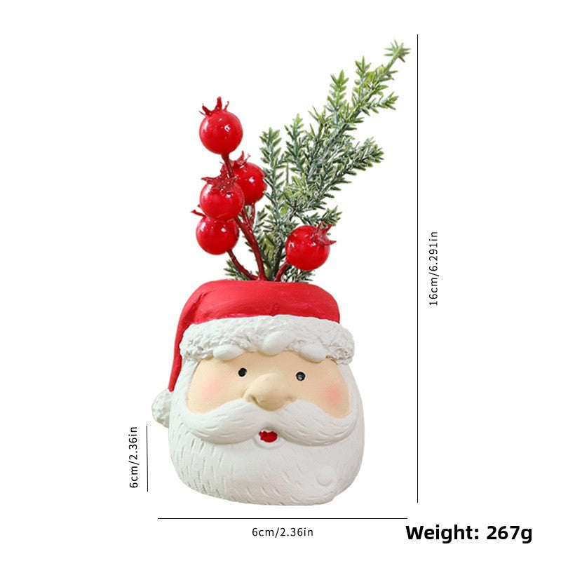 Resin Christmas Gnome Doll Santa Snowman Decoration Ornament