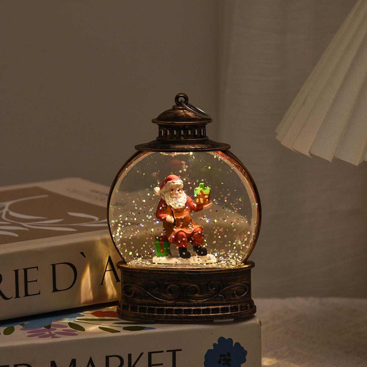 Christmas water-filled night light