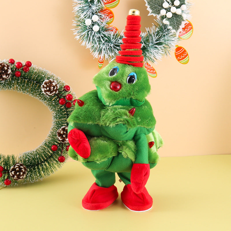 Electric Dancing Plush Christmas Tree Toy