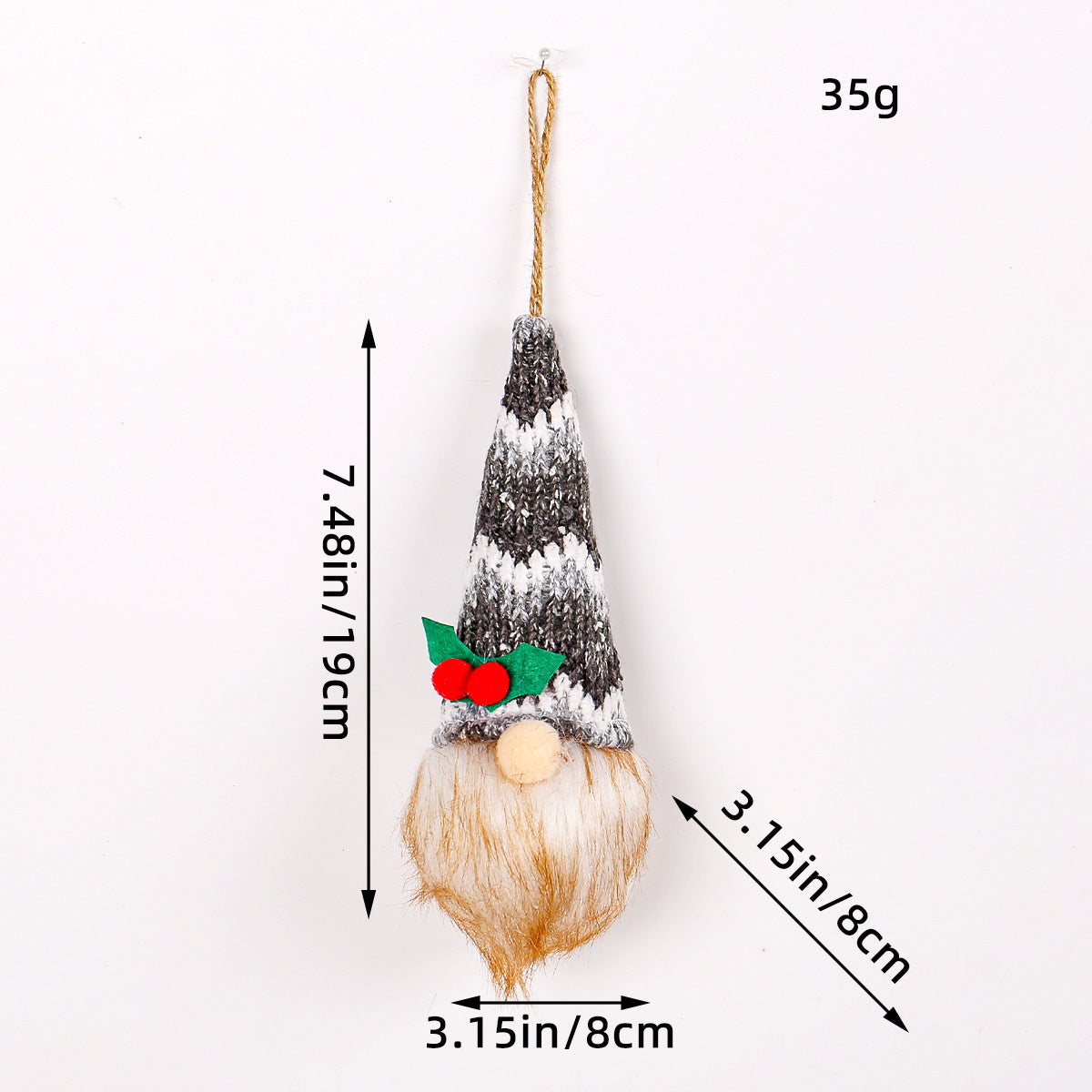 Christmas Lighted Doll Ornament