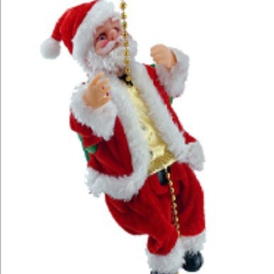 Electric Santa Claus Climbing Beads Toy