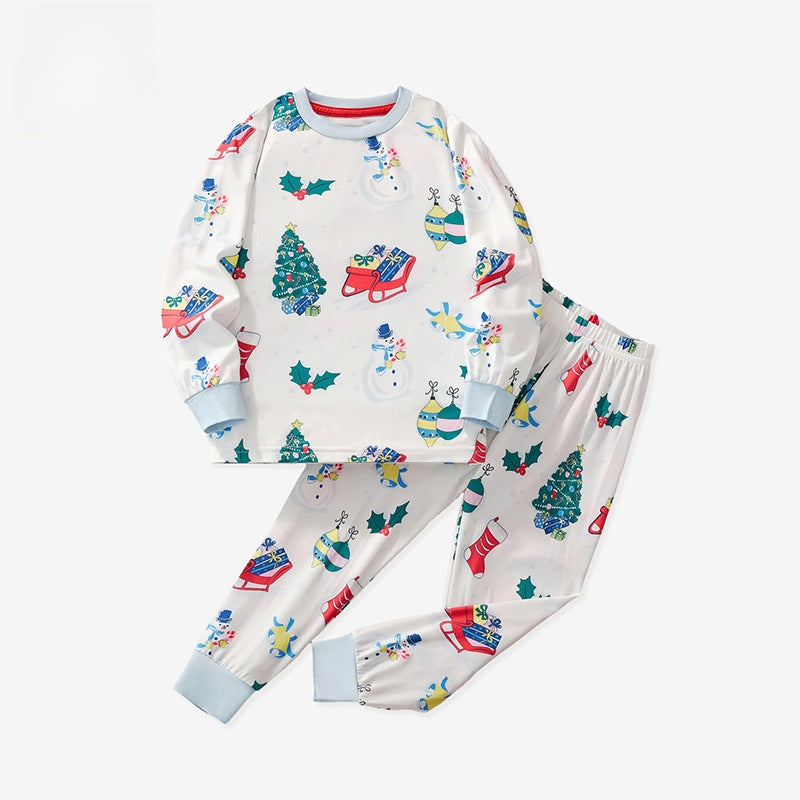 Christmas tree print pajamas