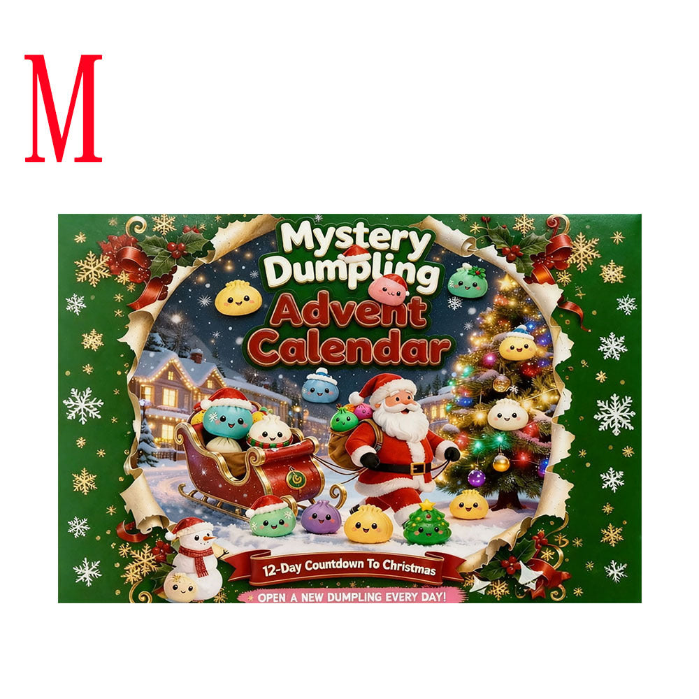 Christmas Countdown Calendar Squishy Toy Set