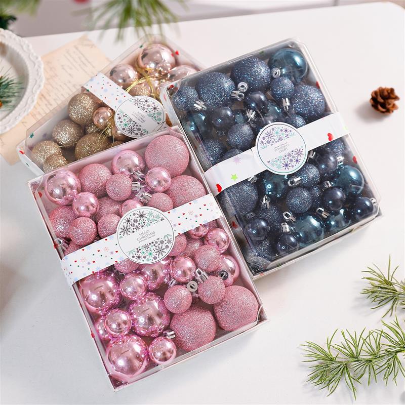 Christmas Ball Ornaments Set 42 Pieces
