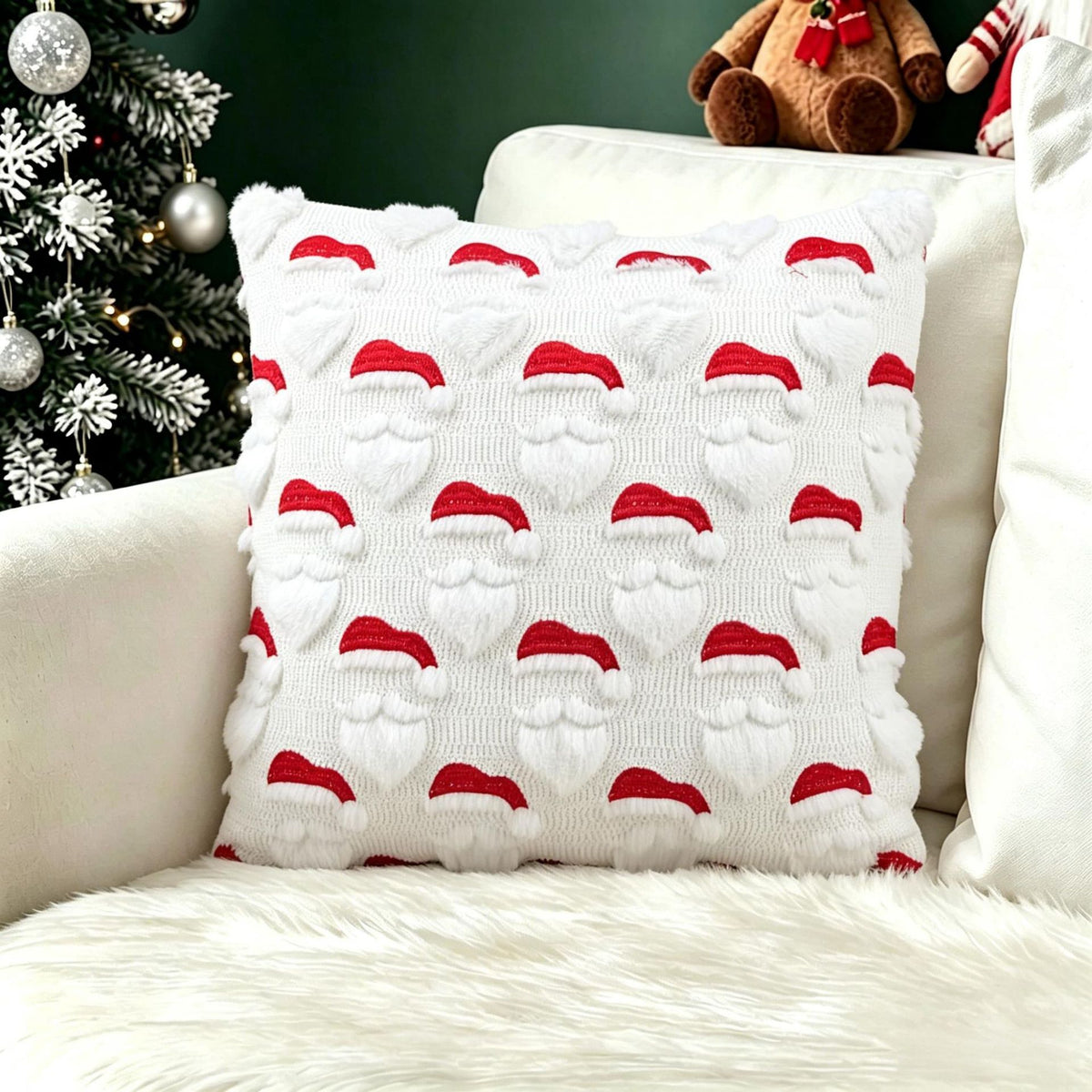 Christmas Themed Decorative Pillow Cover