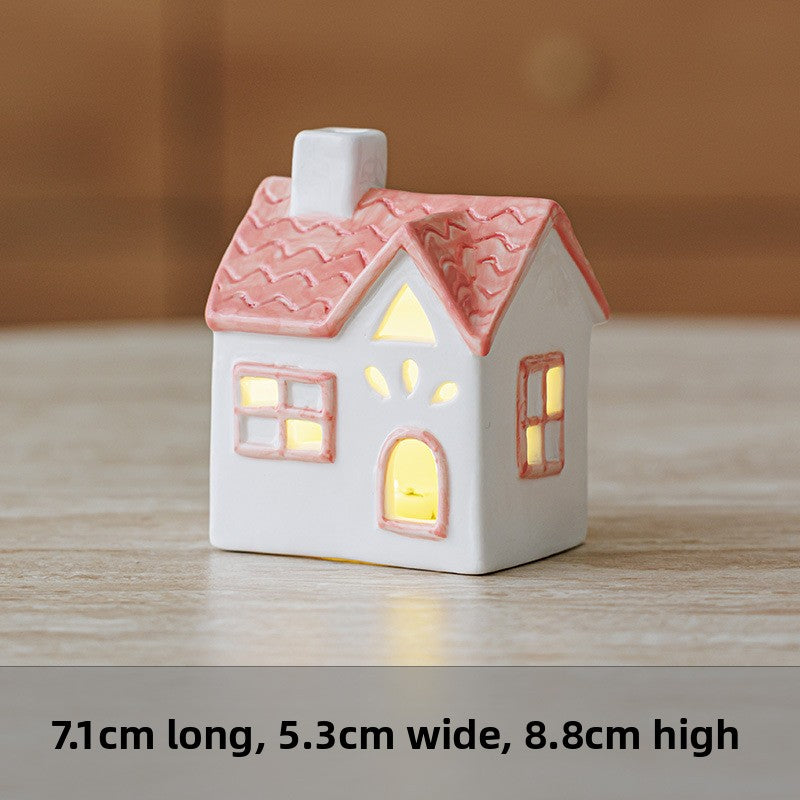 Christmas decoration miniature house