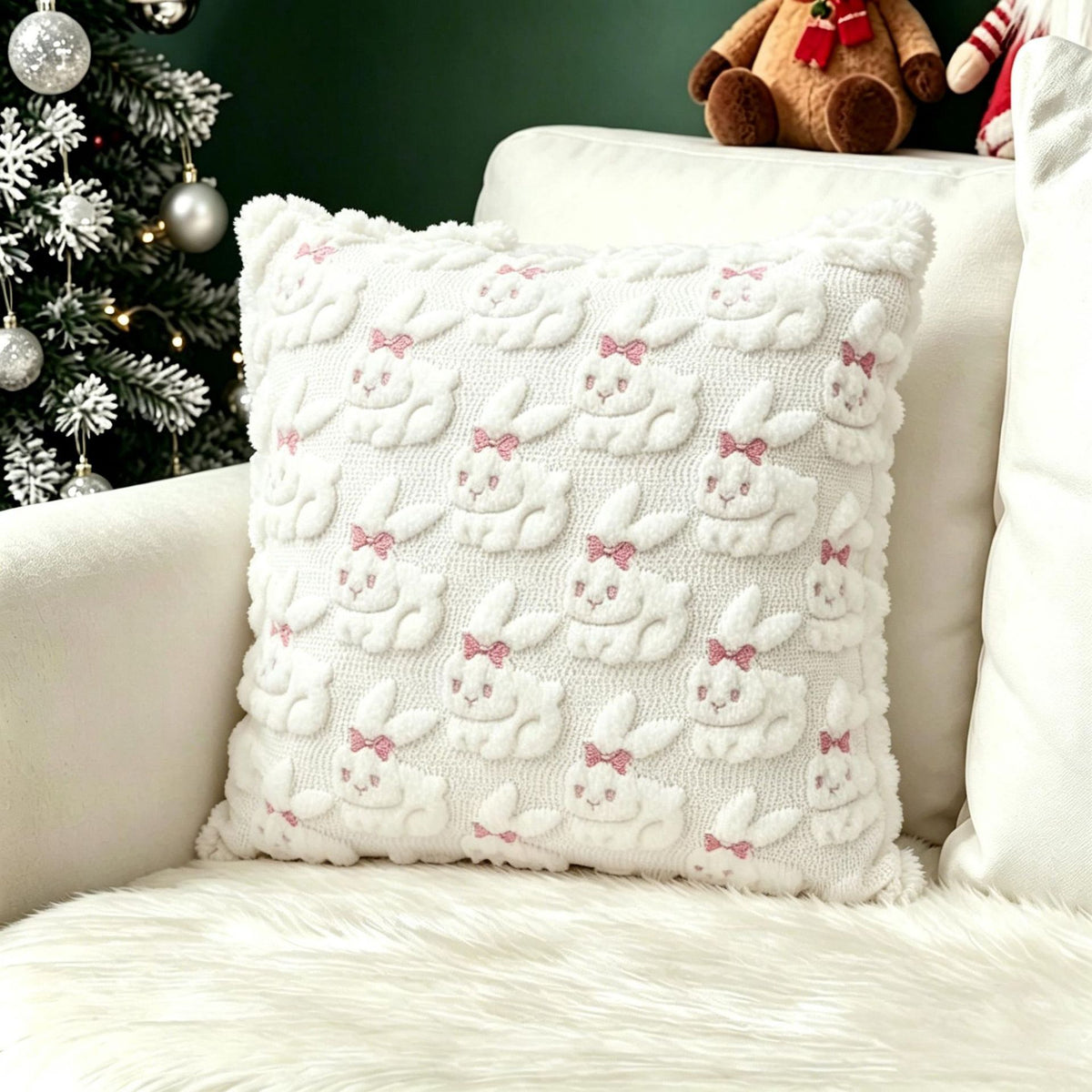 Christmas Retro Cushion Cover